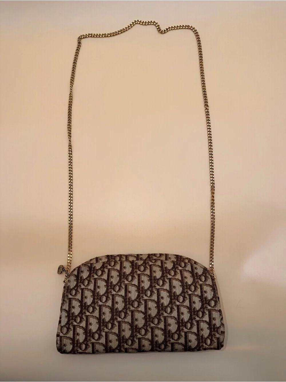 Authentic Vintage Christian Dior Trotter Tapestry Clutch / Crossbody